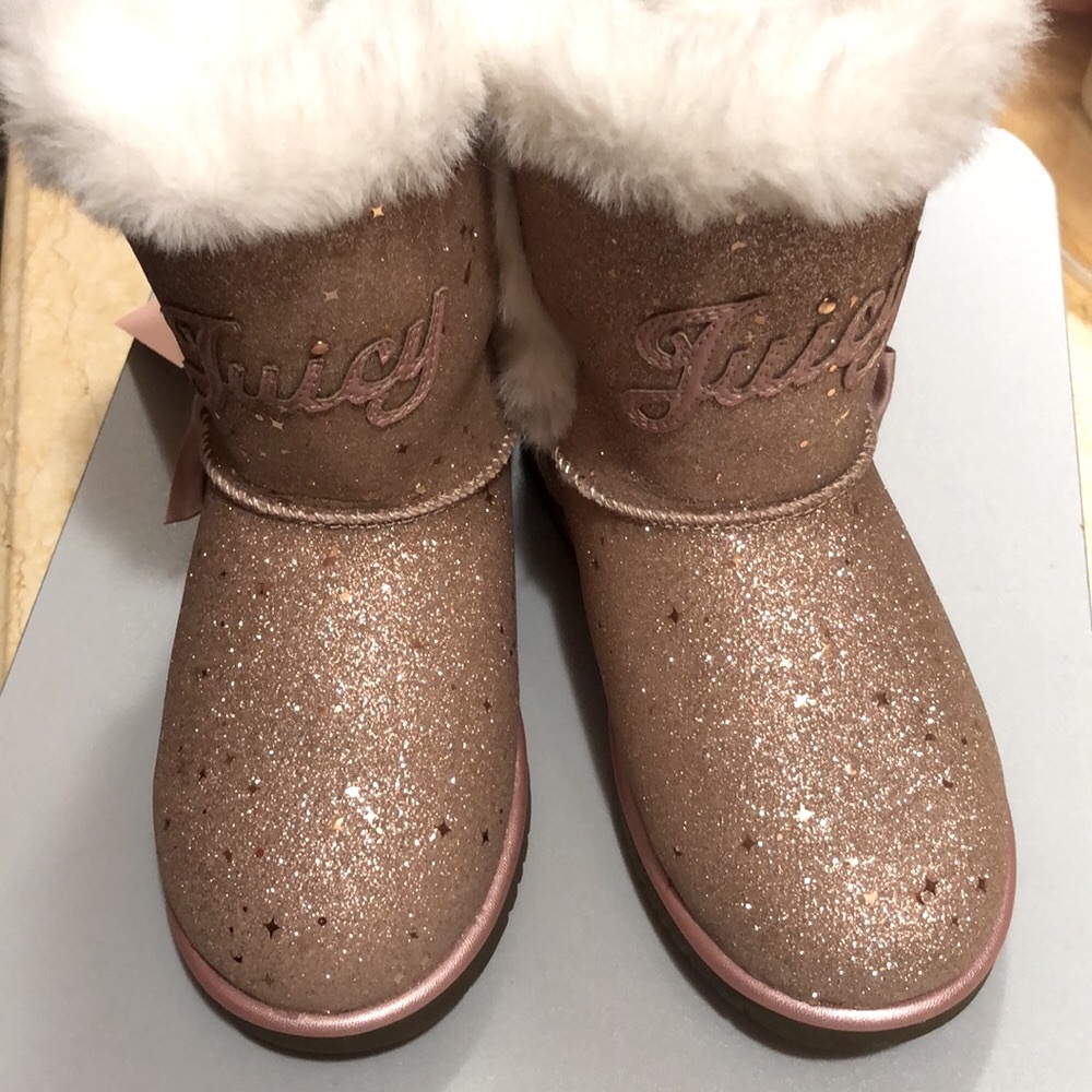 Juicy Couture Girls Boots / Glitter